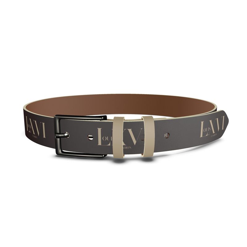 Louis XVI Napa leather belts