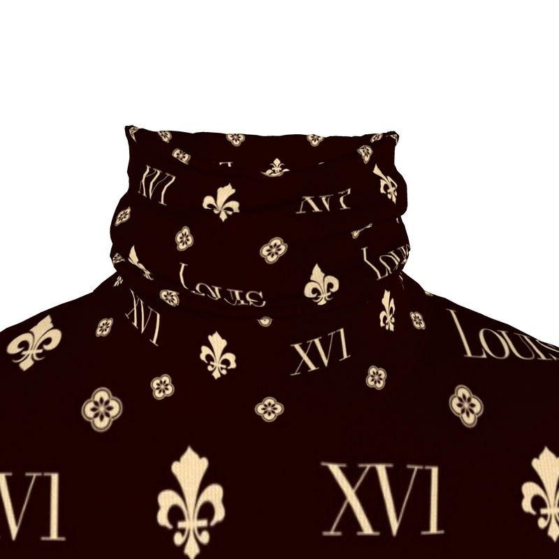 Slim Fit Dark Brown The fleur-de-lis Monogram