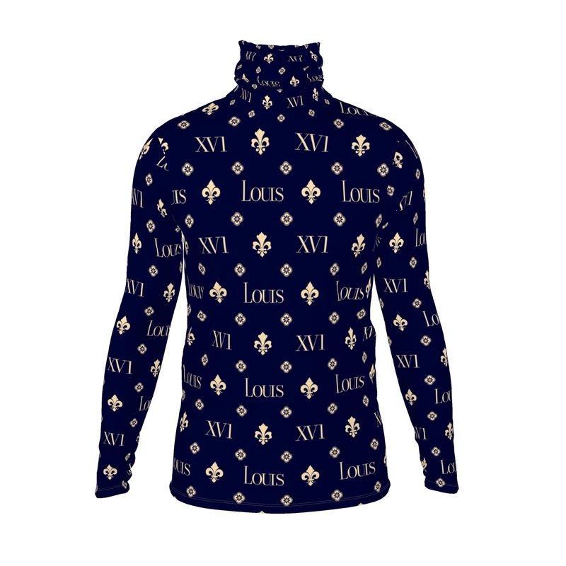 Slim Fit Navy  The fleur-de-lis Monogram