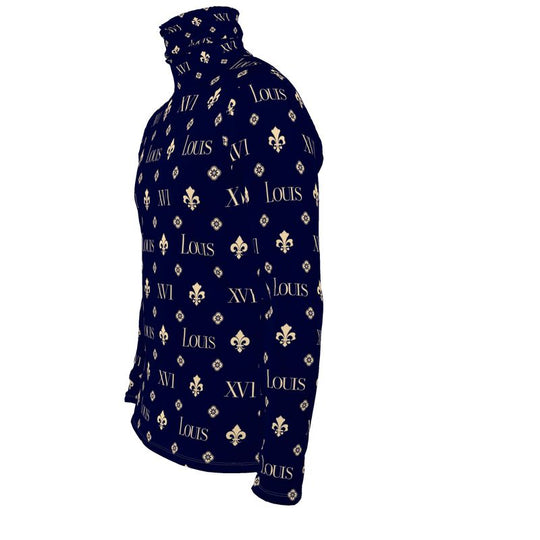 Slim Fit Navy  The fleur-de-lis Monogram