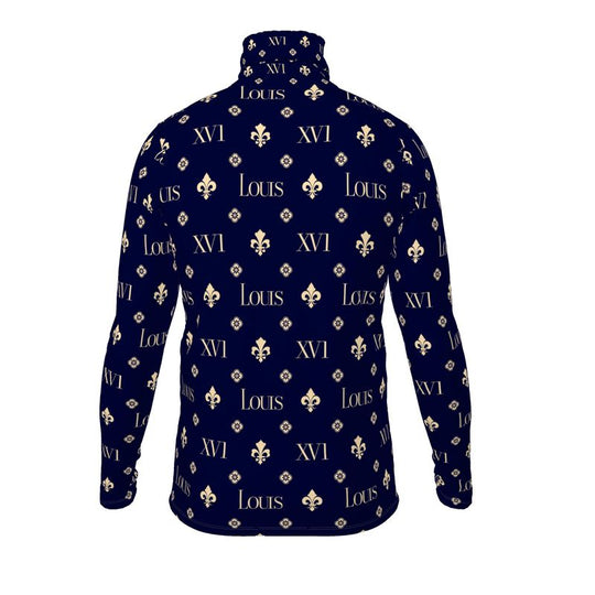 Slim Fit Navy  The fleur-de-lis Monogram