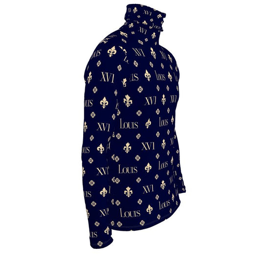 Slim Fit Navy  The fleur-de-lis Monogram