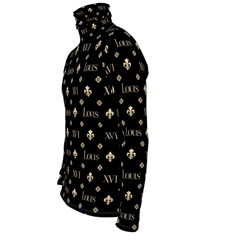 Slim Fit Black with The fleur-de-lis Monogram