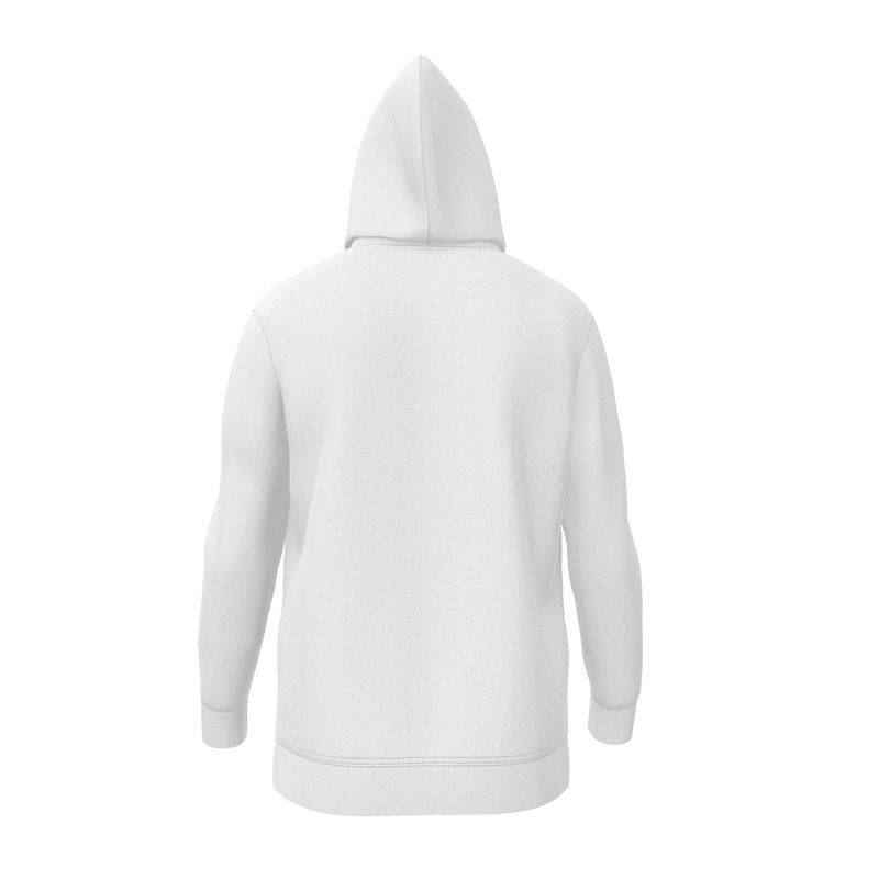 Louis XV1 Hoodie White with Black Iconic Logo