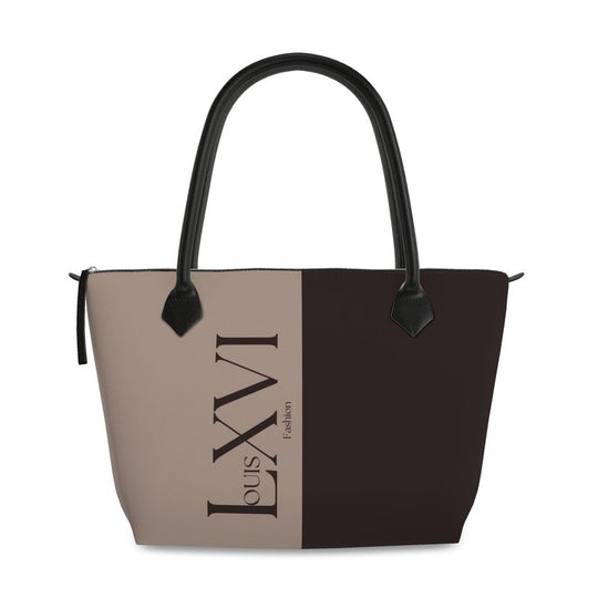 Louis XVI London Split – Luxury Napa Zip-Top Handbag