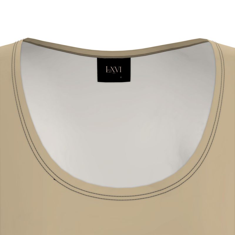 Louis XVI Long Tee Dress Tan
