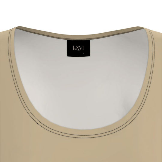 Louis XVI Long Tee Dress Tan