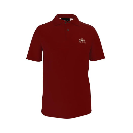 Louis XVI Palace Casual Polo Burgundy
