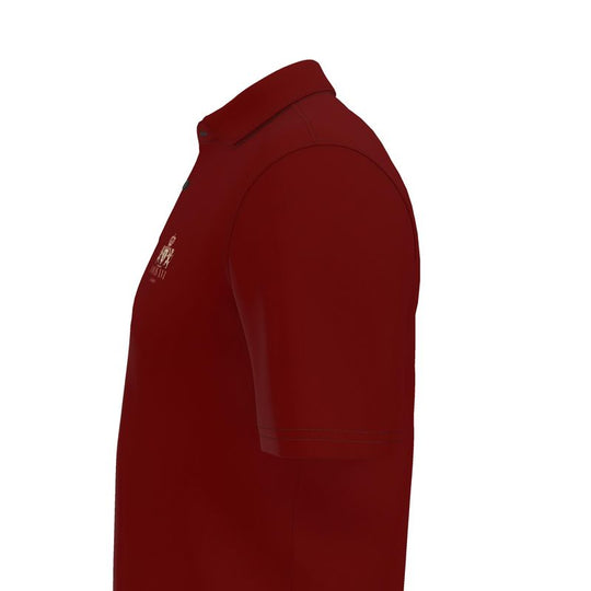 Louis XVI Palace Casual Polo Burgundy