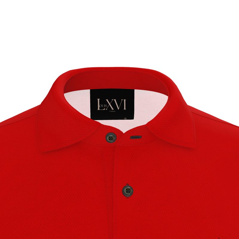 Louis XVI Palace Casual Polo Red