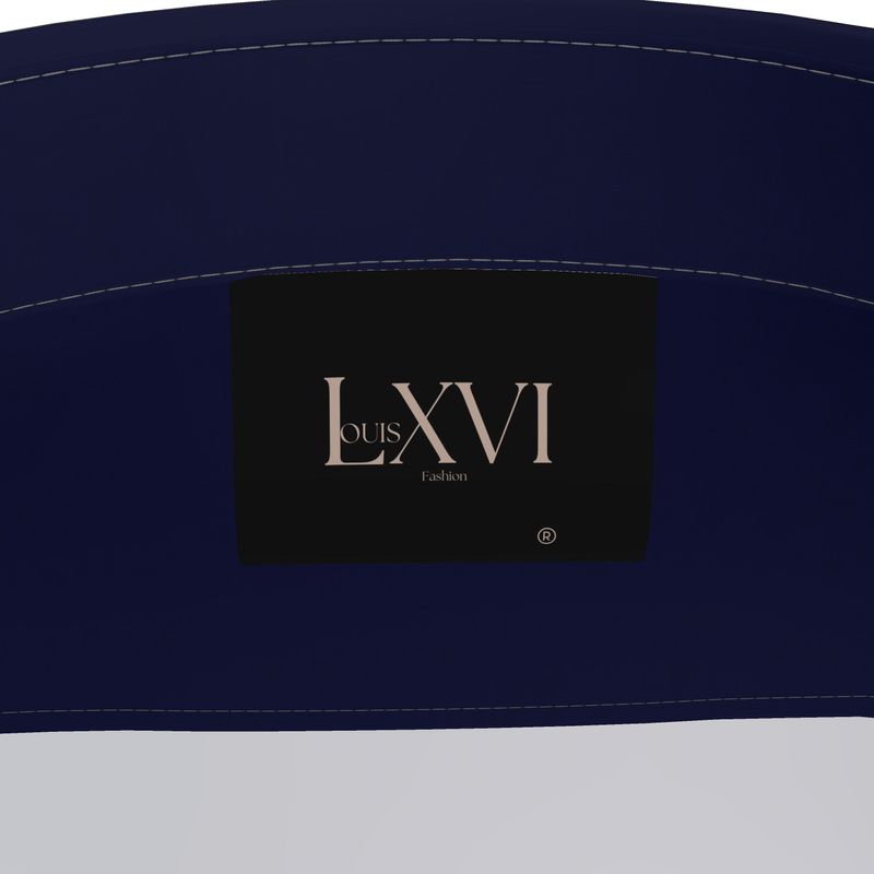 Louis XVI London Egyptian Linen Navy