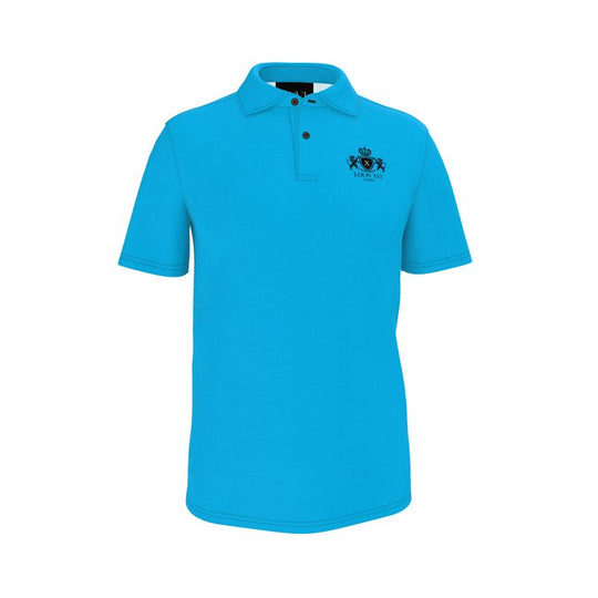 Louis XVI Palace Casual Polo Light Blue