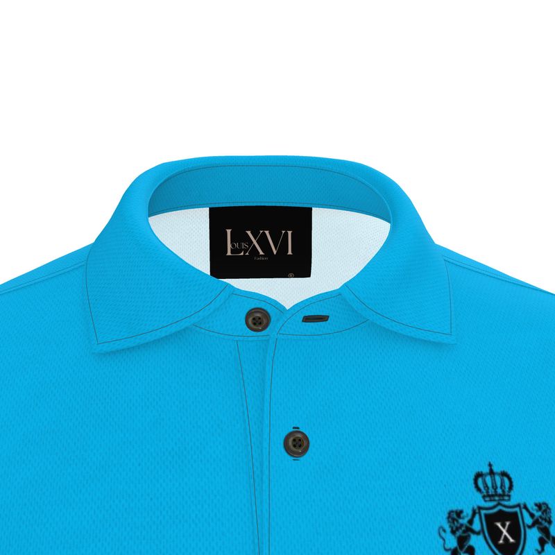 Louis XVI Palace Casual Polo Light Blue