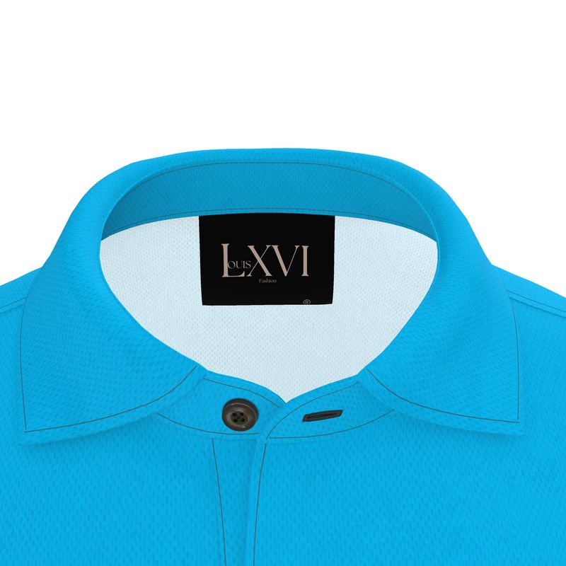 Louis XVI Palace Casual Polo Light Blue