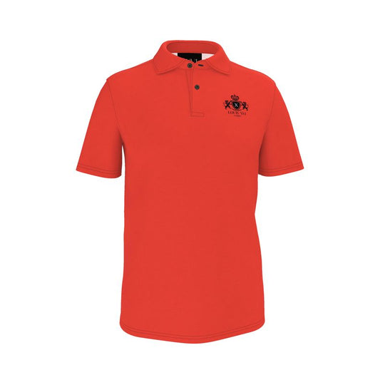 Louis XVI Palace Casual Polo Coral