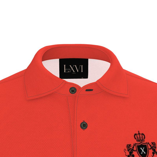 Louis XVI Palace Casual Polo Coral