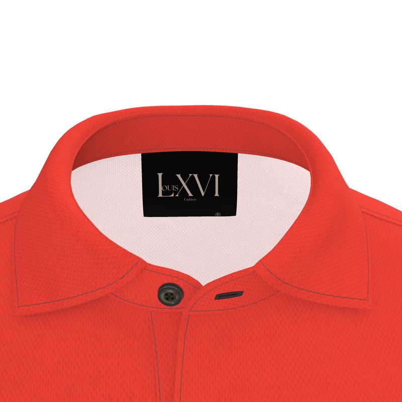 Louis XVI Palace Casual Polo Coral