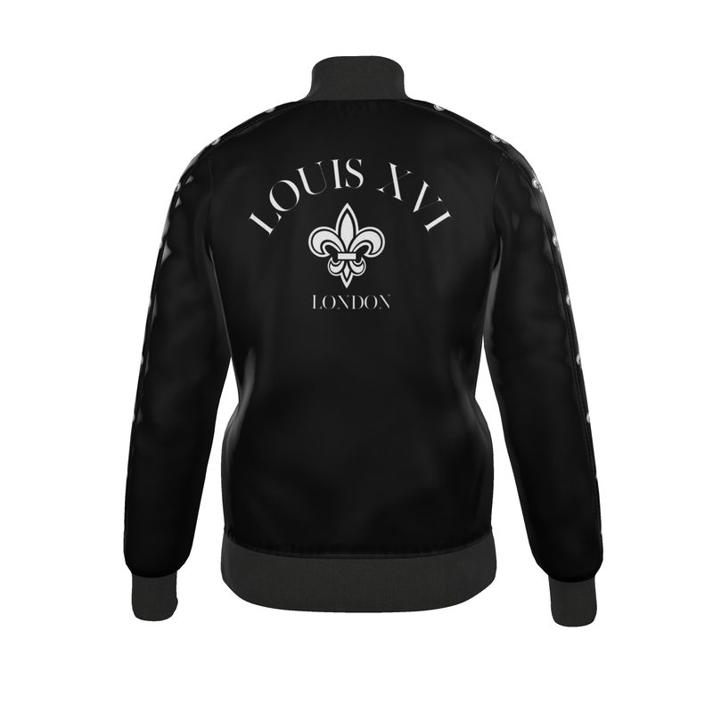 Louis XVI Royal Tracksuits Black on Black Jacket