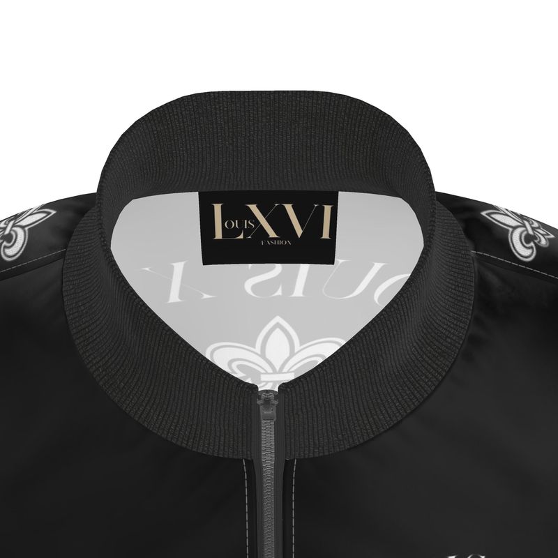 Louis XVI Royal Tracksuits Black on Black Jacket