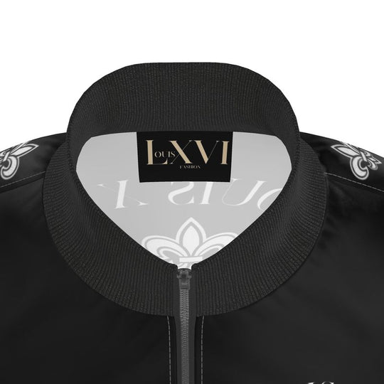 Louis XVI Royal Tracksuits Black on Black Jacket
