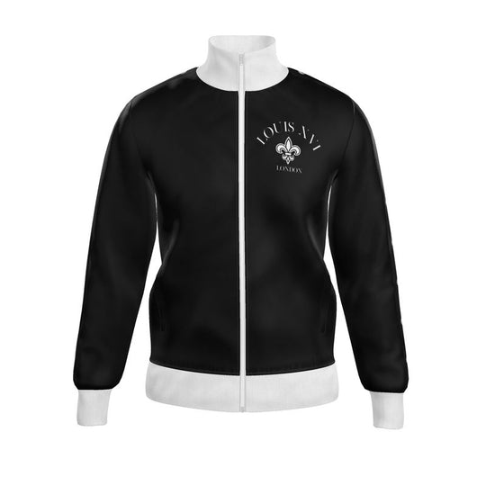 Louis XVI Royal Tracksuits Black Jacket White Trim