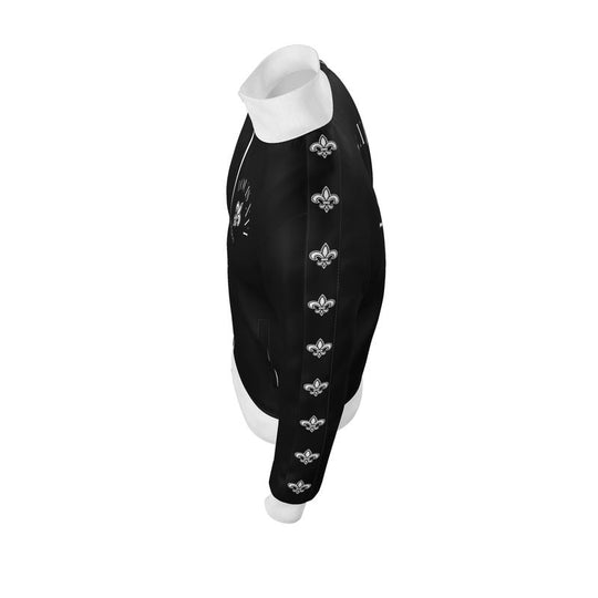 Louis XVI Royal Tracksuits Black Jacket White Trim